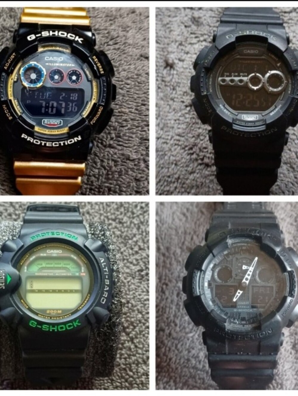 BUNDLE 4 CASIO G-SHOCK WATCHES